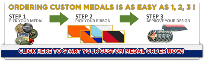 Ordering Your Custom Medals - Easy As 1, 2, 3!