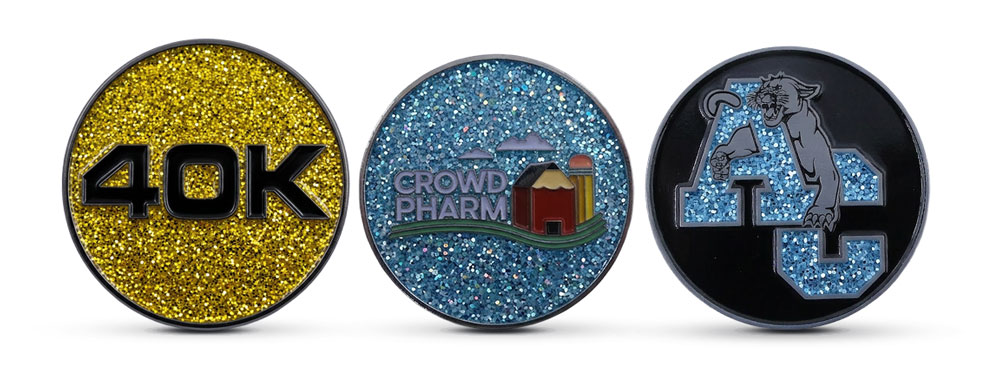 Glitter Enamel Options from Pinoypins.ph